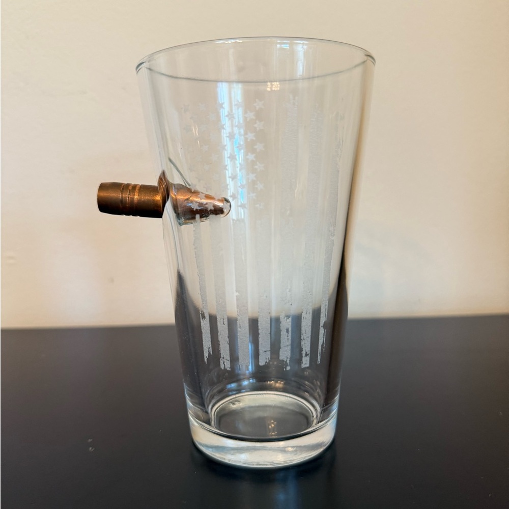 BenShot Patriotic Pint Glass